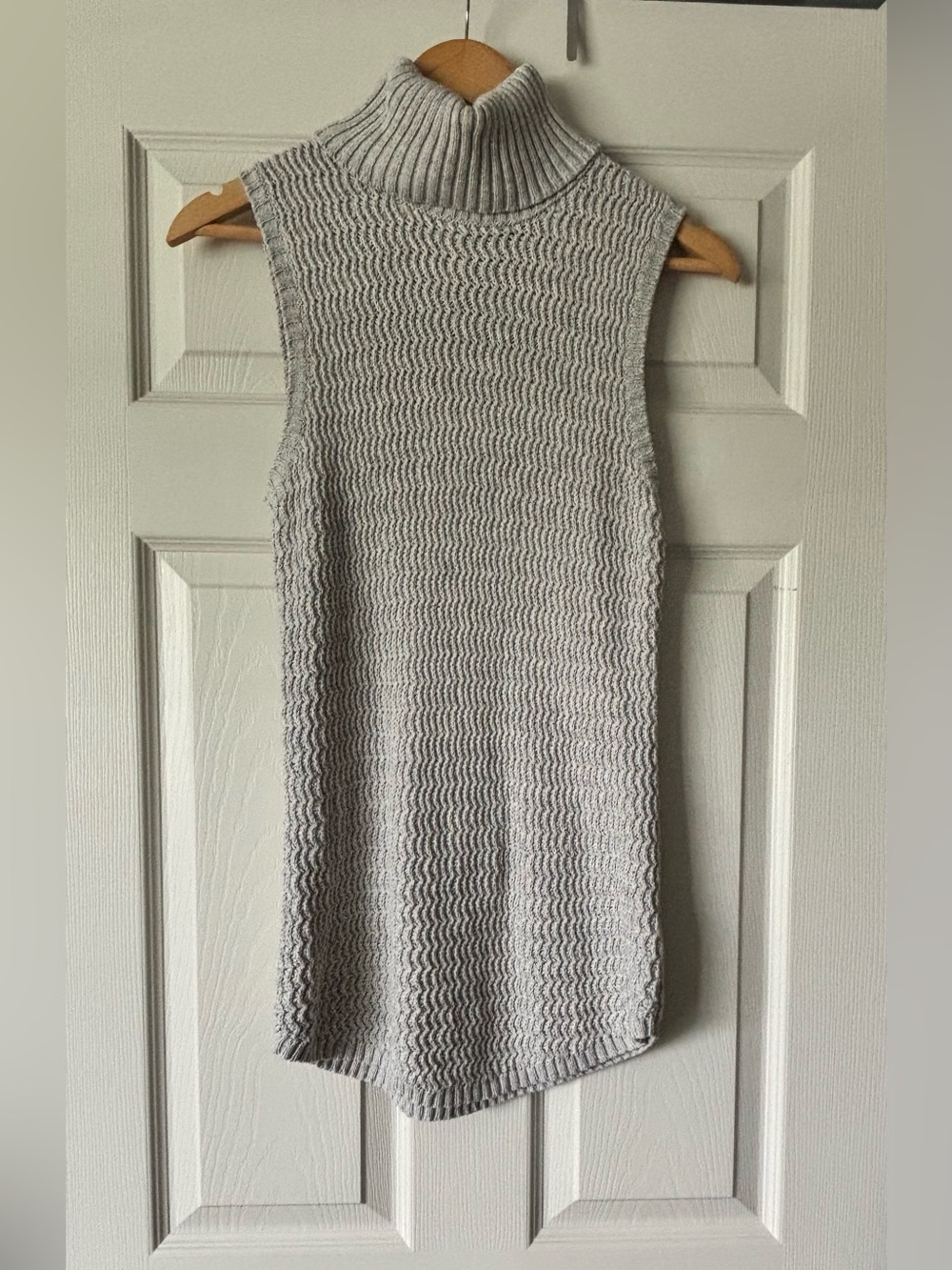 100% Cotton Lucy & Laurel Light Gray Knit Tunic Top